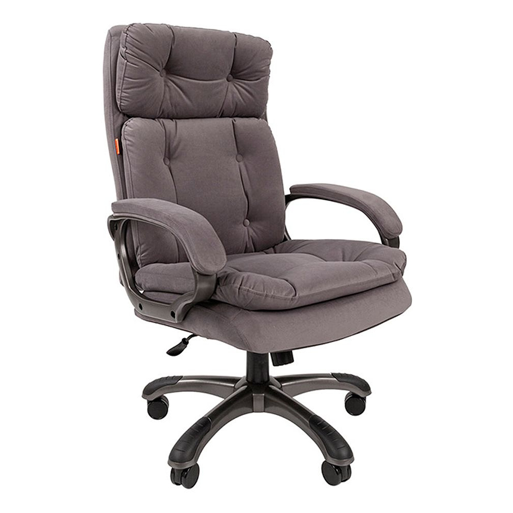 Кресло для руководителя "Chairman 442, ткань, пластик, серый