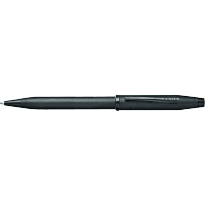 Ручка шариковая автоматическая "Century II Black Micro Knurl", 0.7 мм, черный, стерж. черный