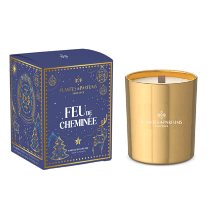 Свеча ароматическая PLANTES&PARFUMS "Chimney Fire", 180 гр