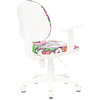 Кресло детское Бюрократ CH-W356AXSN, ткань, пластик, белый - 4