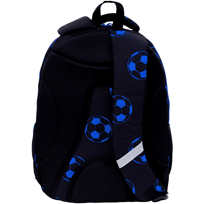 Рюкзак школьный "Neo Blue Football", черный  - 4