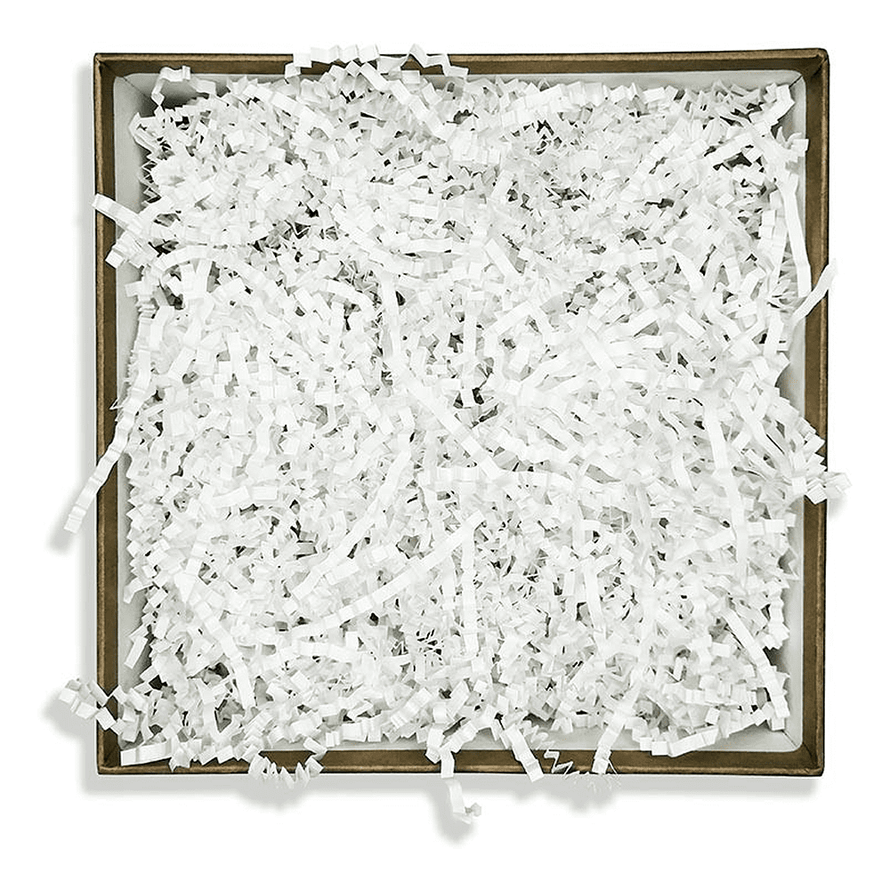 Наполнитель бумажный, гофрированный, 3 мм, 50 г, белый
