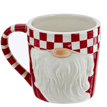 Кружка керамическая "Гном", 400 мл, белый, красный