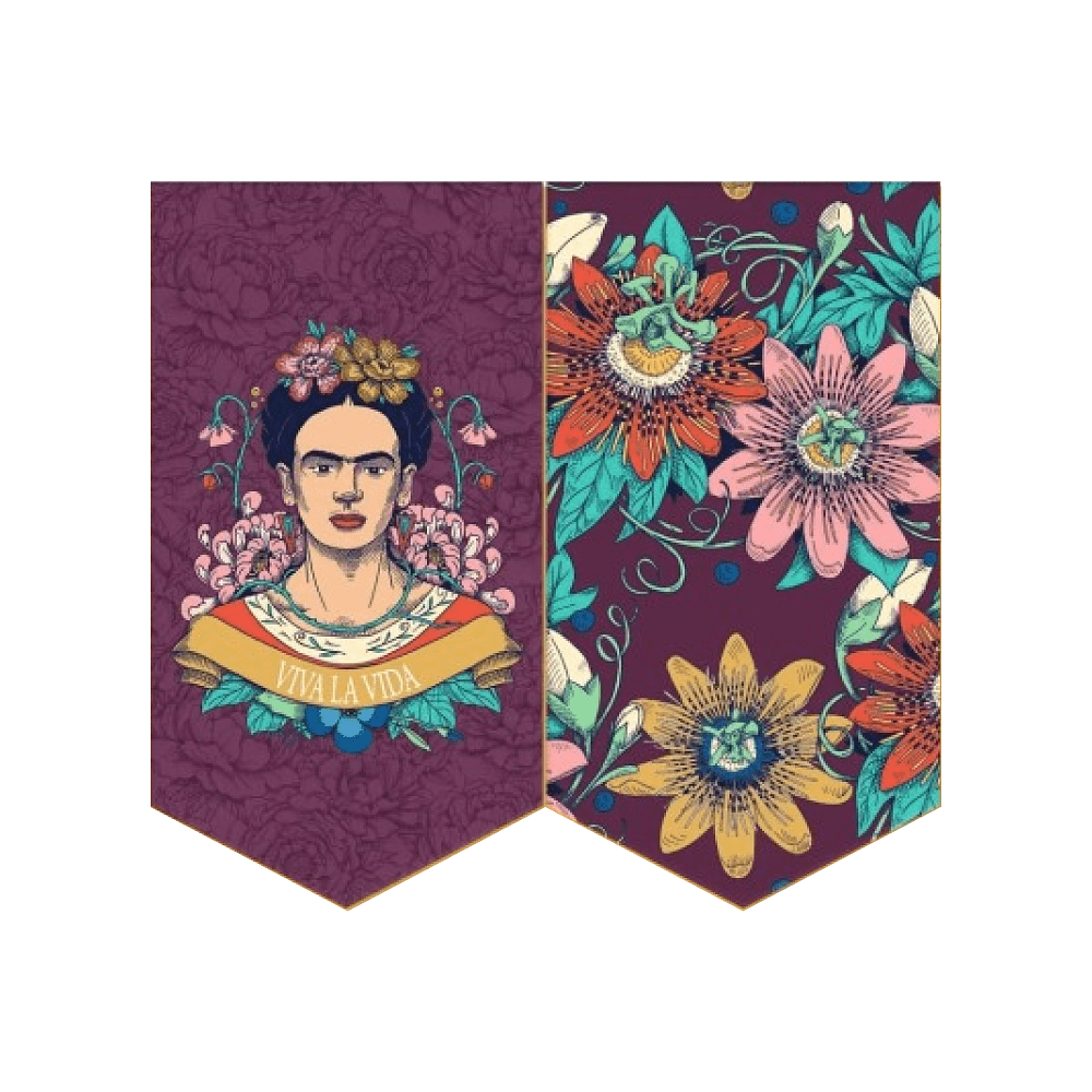 Закладка для книг "Frida Kahlo", 7,5x4 мм, магнитные, 2 штуки