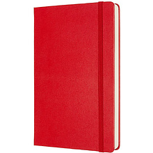 Блокнот "Classic Expended Large", А5, 200 листов, нелинованный, красный