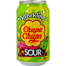 Напиток "Chupa Chups Sparkling", вкус кислое яблоко, 345 мл