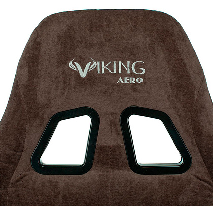 Кресло игровое Бюрократ VIKING KNIGHT Light-10, ткань, металл, темно-коричневый  - 8