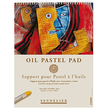 Блок бумаги для пастели "Oil Pastel Pad", 24x32 см, 340 г/м2, 12 листов