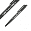 Набор ручек шариковых автоматических "Dart Polished. Мегамозг", 1.0 мм, черный, стерж. синий, 5 шт - 4