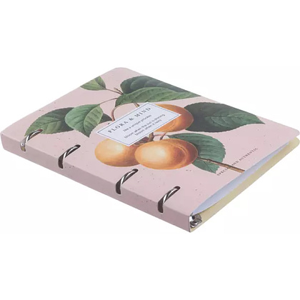 Тетрадь "Flora персики", А5 120 листов, клетка, розовый - 8