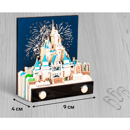 Блок бумаги для заметок 3D "Замок", 40х90 мм, 146 листов - 6