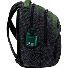 Рюкзак для учащихся начальных классов "Hexagon Green Ombre", зеленый