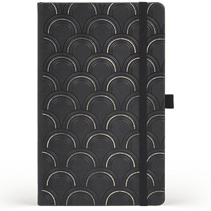 Блокнот Castelli Milano "Art Deco Gold", А5, 96 листов, линейка, черный, золотой - 2