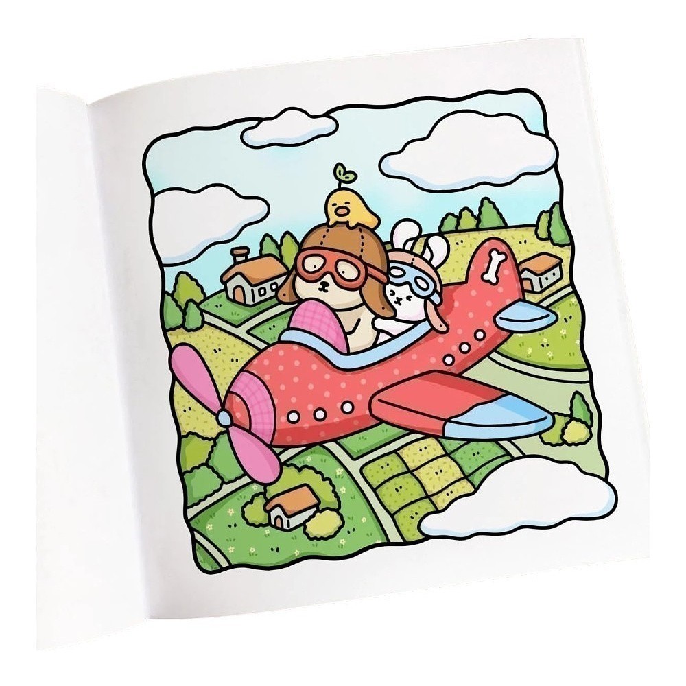 Раскраска на английском языке "Cozy Cuties. Cute and Comfy Colouring Book", Coco Wyo - 3