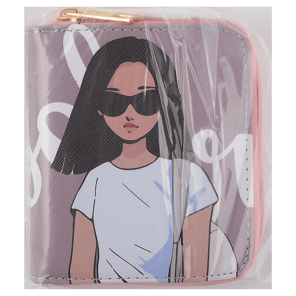 Кошелек "Cool girl", розовый - 5