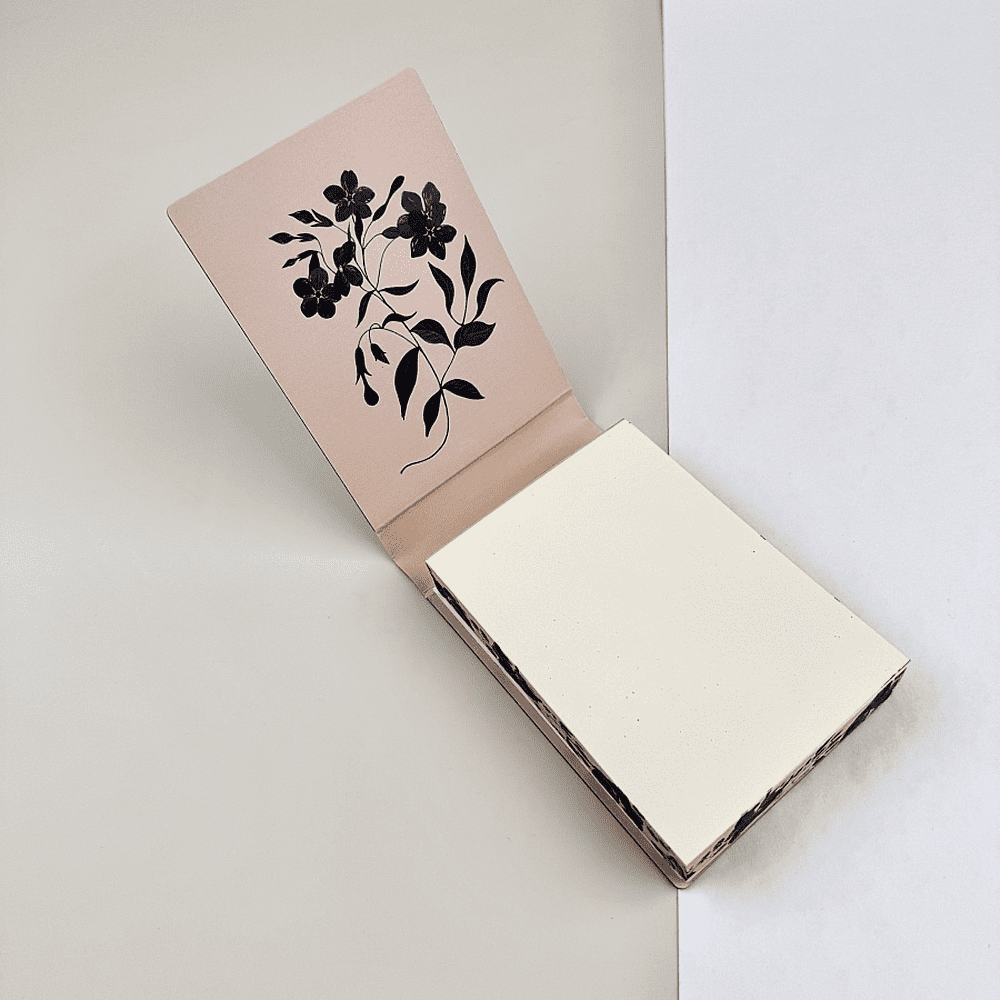 Блокнот "Flora. Лесные ягоды", A6, 250 листов, нелинейный, склейка сверху, черный, зеленый - 4