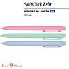 Ручка шариковая автоматическая "SoftClick. Zefir", 0,7 мм, пластик, ассорти, стерж. синий - 2