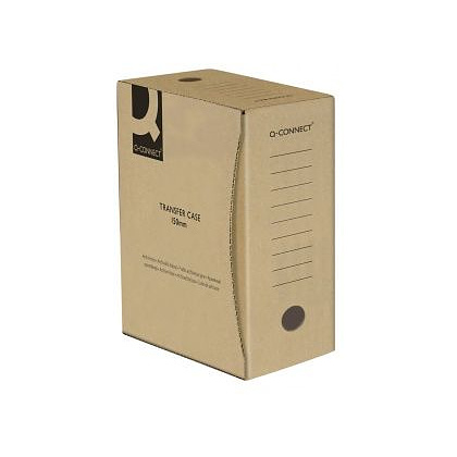 Коробка архивная "Q-Connect", 150x339x298 мм, коричневый