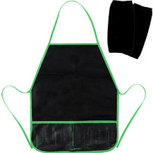 Фартук для труда "City car" с нарукавниками, черный