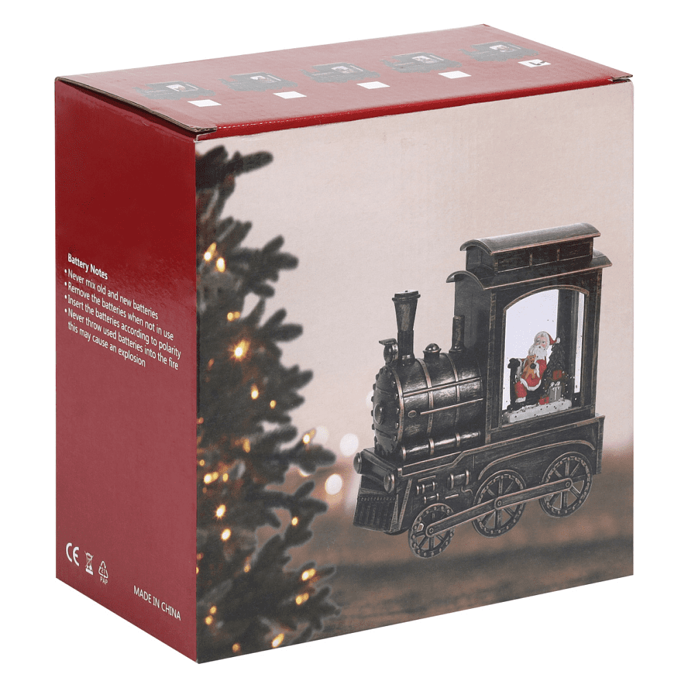 Украшение новогоднее музыкальное "Светильник. Поезд" - 7