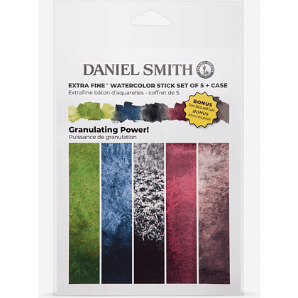 Набор стиков акварельных "Daniel Smith Aquatic Granulating Power Set", 5 цветов - 7