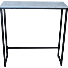 Стол консольный RION ALLERD, черный муар, Бетон