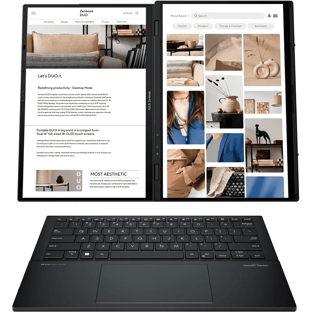 Ноутбук ASUS Zenbook Duo UX8406CA-PZ079W, 32GB, 2TB, W11H, черный - 5