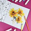 Раскраска "Творческая раскраска. Цветы" - 6