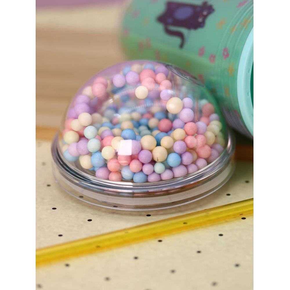 Кружка термическая "Тамблер. Kitty sun", 450 мл., пластик, с подсветкой, зеленый - 8