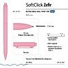 Ручка шариковая автоматическая "SoftClick. Zefir", 0,7 мм, пластик, ассорти, стерж. синий - 3