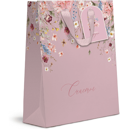 Пакет бумажный подарочный "Italy Garden LVS", 25.5х31.5х11 см, ассорти - 3