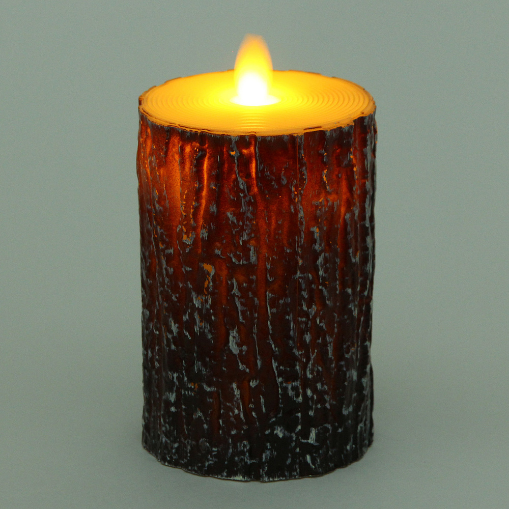 Свеча декоративная "Свеча-Дерево", 75x125 мм, с подсветкой, на батарейках - 2