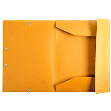 Папка на резинках "Exacompta", A4, 15 мм, полипропилен, желтый