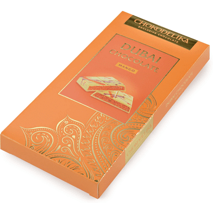 Шоколад белый "Dubai Mango", 180 г, с начинкой манго - 2