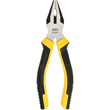 Плоскогубцы Deli YS EDL0001, 160 мм, 2-х компонентные рукоятки