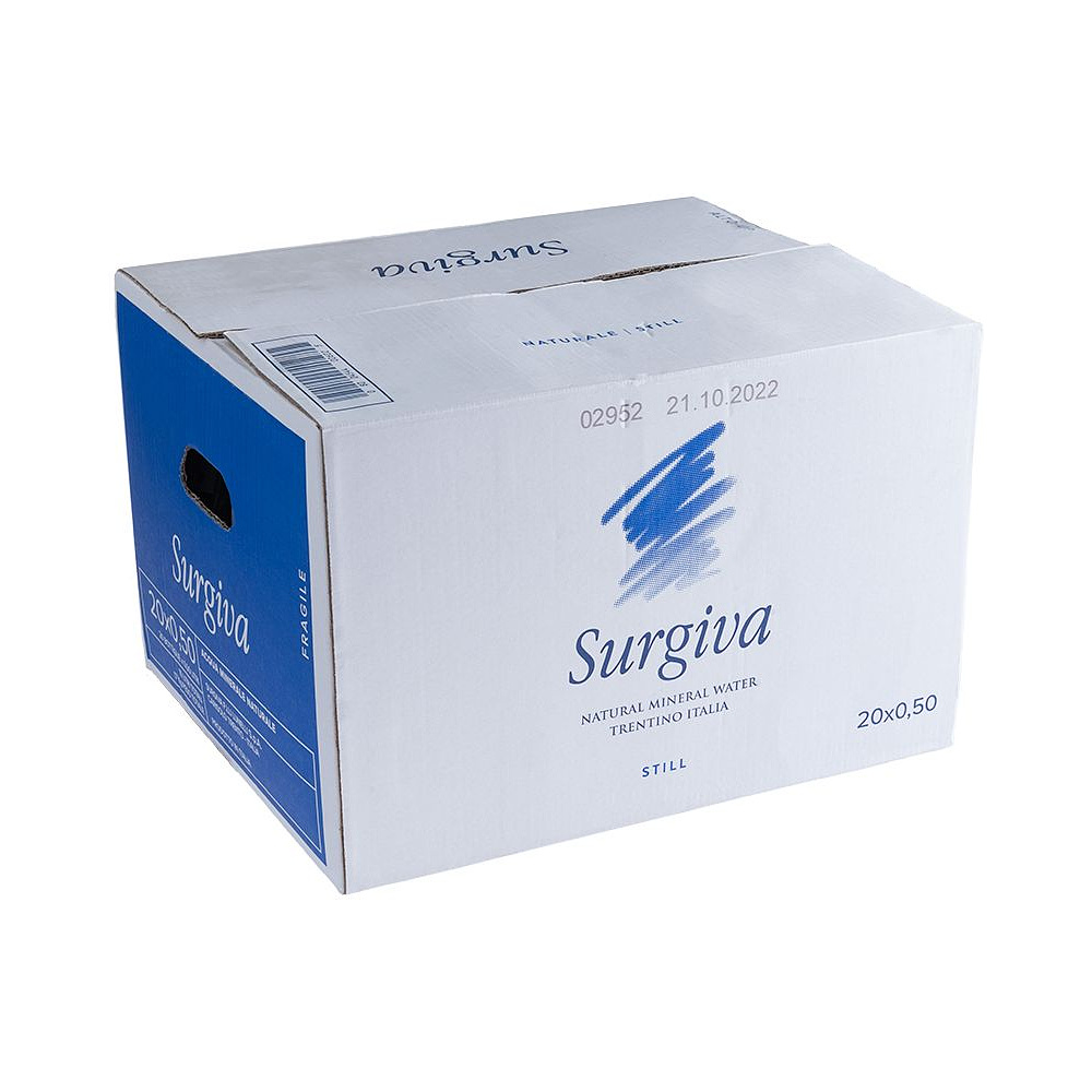 Вода минеральная природная питьевая «Surgiva», 0.5 л., негазированная, 20 бут/упак - 3