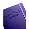 Скетчбук для акварели "Малевичъ", 14.5x19.5 см, 18 листов, фиолетовый - 5