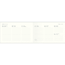 Еженедельник датированный "Grace" на 2026 год, А6, 128 страниц, на резинке, черный