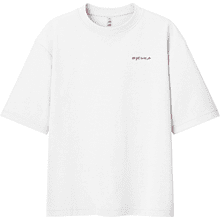 Футболка унисекс "Libra. Буська", 220, XS-S, хлопок, оверсайз, белый