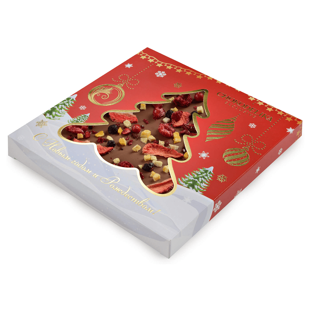 Шоколад молочный "Райские мечты", 150 г, новогодняя упаковка - 2