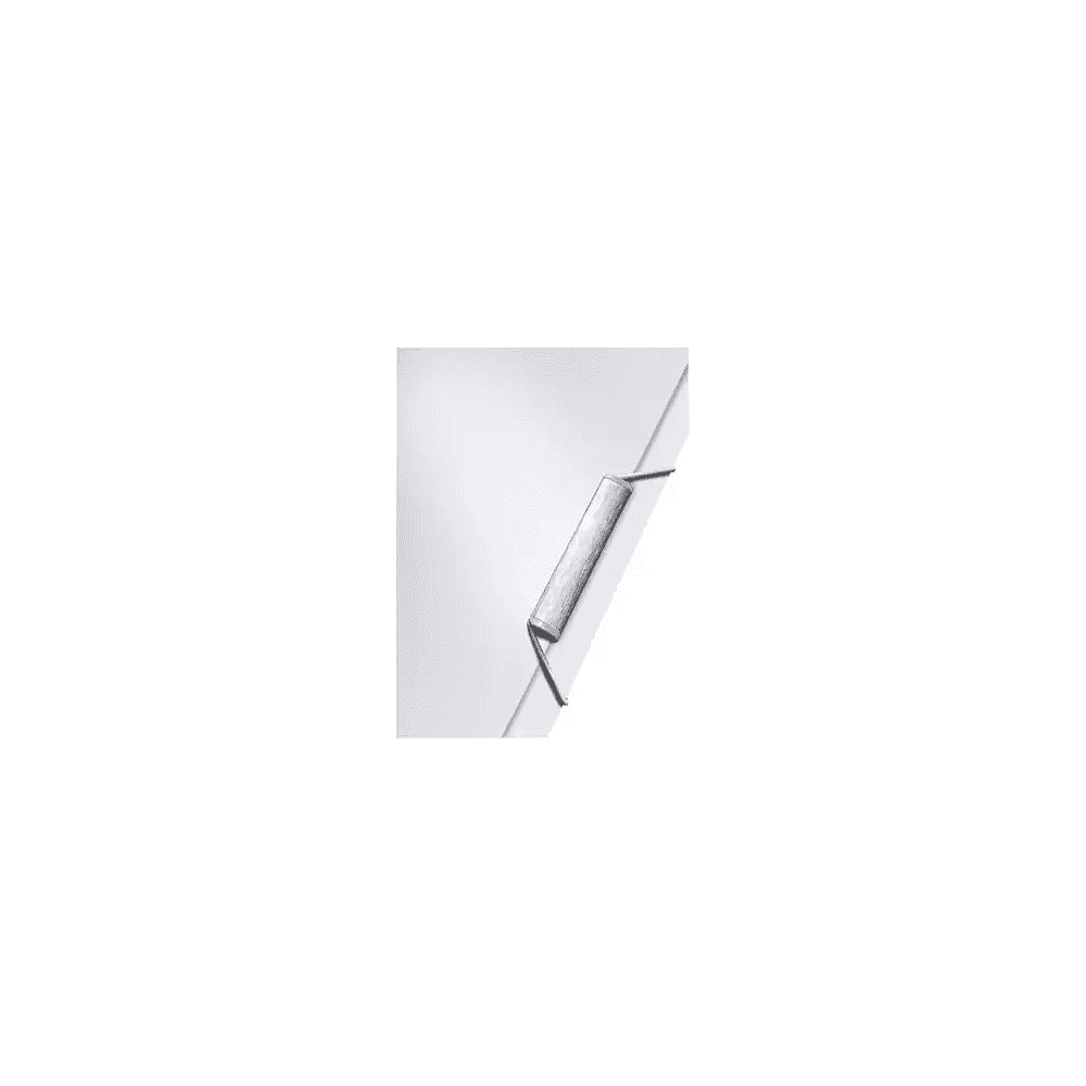 Папка на резинках "Leitz Style", A4, 15 мм, пластик, белая сталь - 2