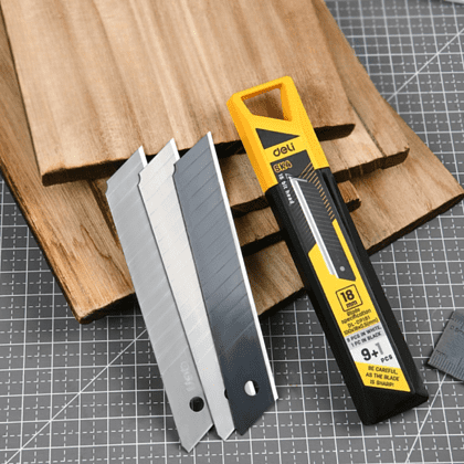 Лезвия сменные Deli YS EDL-DP181, 18 мм, 10 шт. - 4