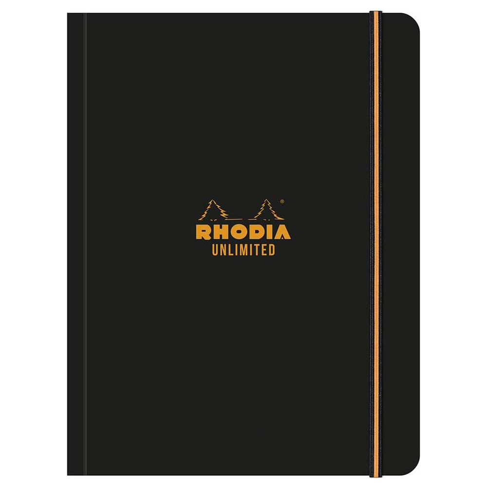 Блокнот "Rhodia Unlimited", А5+, 60 листов, клетка, черный