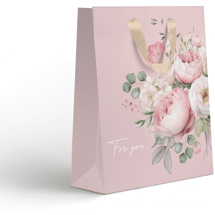 Пакет бумажный подарочный "Florist", 18х22.7х10 см, ассорти - 5
