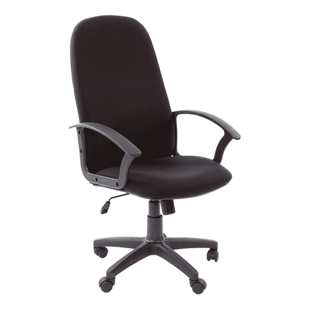 Кресло для персонала "CHAIRMAN 289" ткань, пластик, черный
