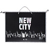 Папка для чертежей и рисунков "New City", А3, молния, черный - 4