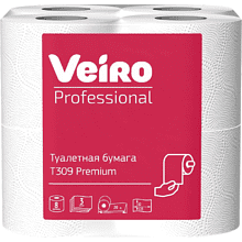 Бумага туалетная Veiro Professional Premium, 3 слоя, 8 рулонов