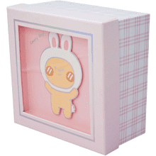 Коробка подарочная "Bunny hat", 15х15х6.5 см
