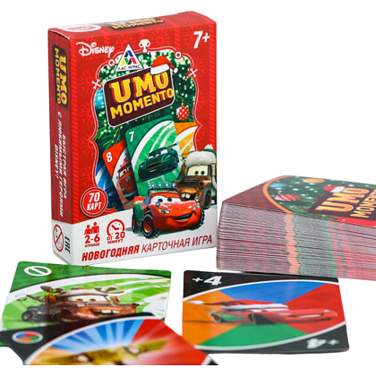 Игра настольная "UNO тачки 7+", 70 карт - 3