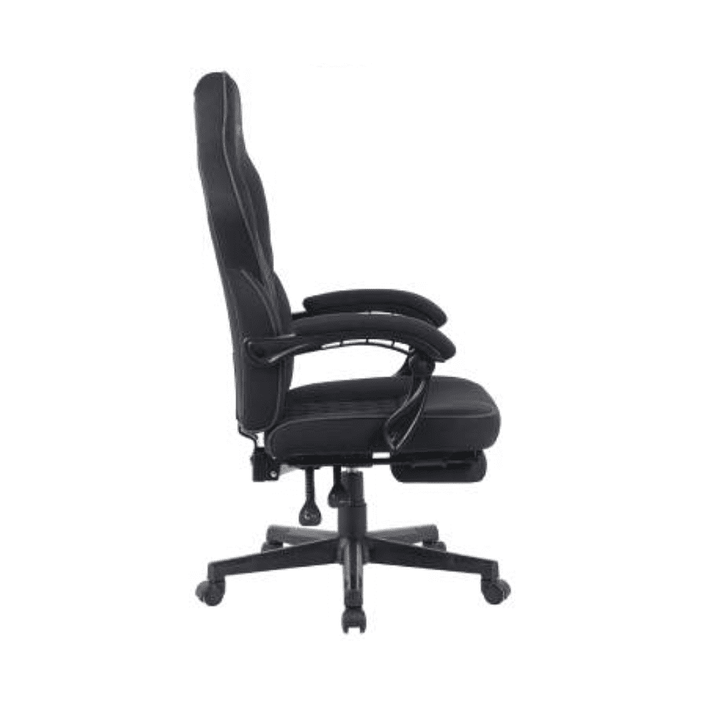 Кресло игровое BRAVE WS-5-1 Wong Black, ткань, черный - 3